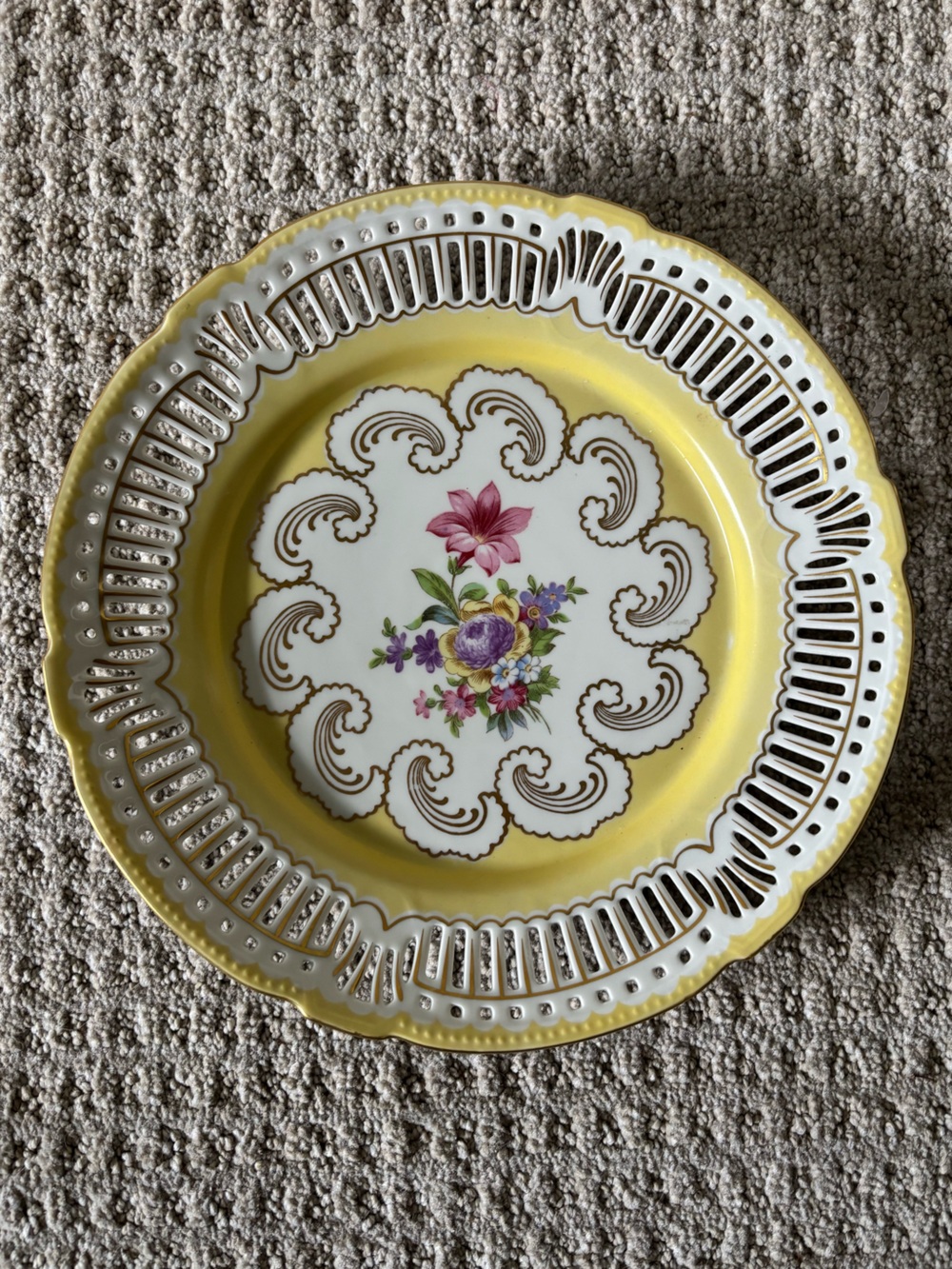 Vintage German Plate